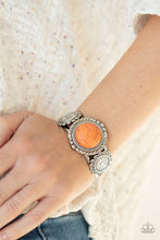 Load image into Gallery viewer, Mojave Motif - Orange Bracelet - Paparazzi Jewelry
