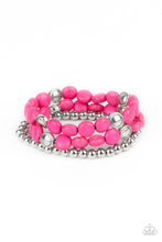 Load image into Gallery viewer, paparazzi-accessories-desert-verbena-pink-bracelet
