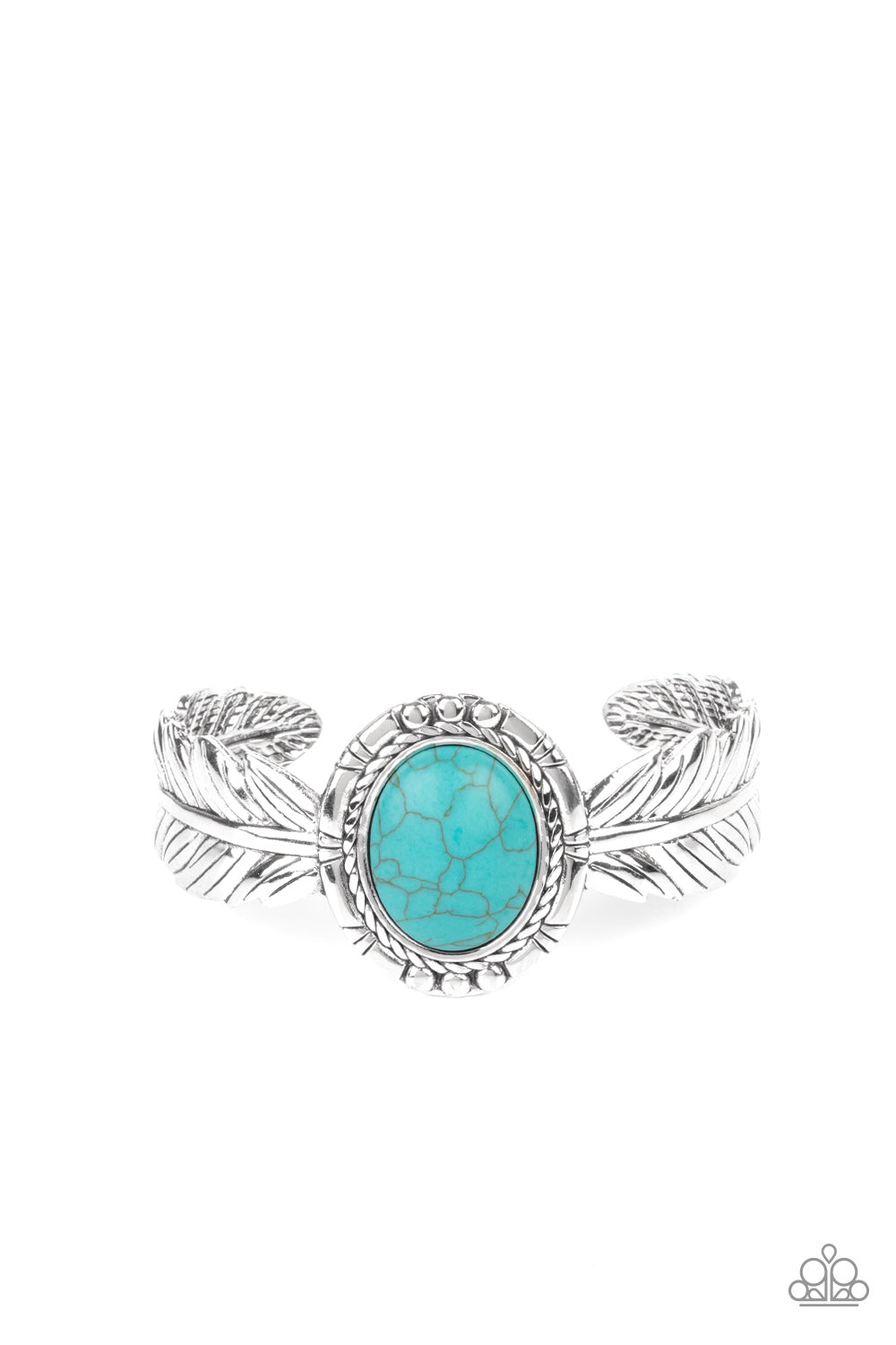 paparazzi-accessories-western-wings-blue-bracelet
