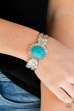 Load image into Gallery viewer, Western Wings - Blue Bracelet - Paparazzi Jewelry
