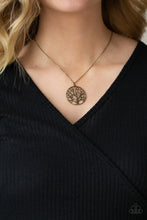 Load image into Gallery viewer, Save The MONEY Trees - Brass Necklace - Paparazzi Jewelry
