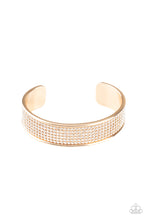 Load image into Gallery viewer, paparazzi-accessories-cant-believe-your-ice-gold-bracelet
