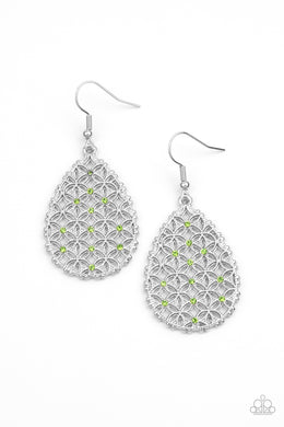 paparazzi-accessories-glorious-gardens-green-earrings
