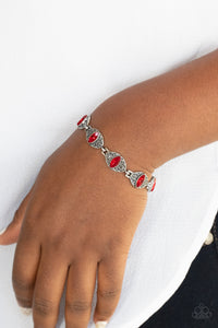 Crown Privilege - Red Bracelet - Paparazzi Jewelry