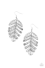 Load image into Gallery viewer, paparazzi-accessories-palm-lagoon-silver-earrings
