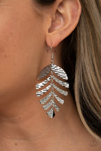 Load image into Gallery viewer, Palm Lagoon - Silver Earrings - Paparazzi Jewelry
