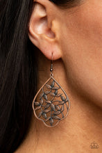 Load image into Gallery viewer, Taj Mahal Gardens - Copper Earrings - Paparazzi Jewelry
