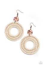 Load image into Gallery viewer, paparazzi-accessories-total-basket-case-copper-earrings
