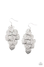 Load image into Gallery viewer, paparazzi-accessories-shimmery-soulmates-silver-earrings
