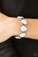 Load image into Gallery viewer, Flamboyant Tease - White Bracelet - Paparazzi Jewelry

