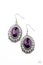 Load image into Gallery viewer, paparazzi-accessories-glacial-gardens-purple-earrings
