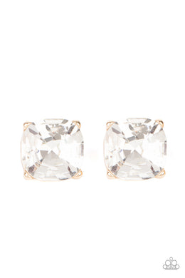 paparazzi-accessories-royalty-high-gold-post earrings