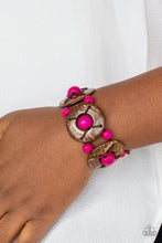Load image into Gallery viewer, Island Adventure - Pink Bracelet - Paparazzi Jewelry
