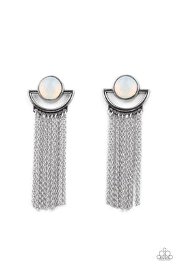 paparazzi-accessories-opal-oracle-white-post earrings