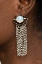 Load image into Gallery viewer, Opal Oracle - White Post Earrings - Paparazzi Jewelry
