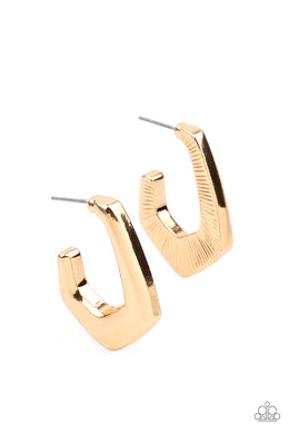 paparazzi-accessories-on-the-hook-gold-earrings