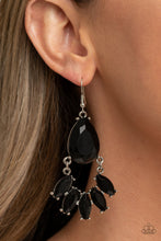 Load image into Gallery viewer, POWERHOUSE Call - Black Earrings - Paparazzi Jewelry
