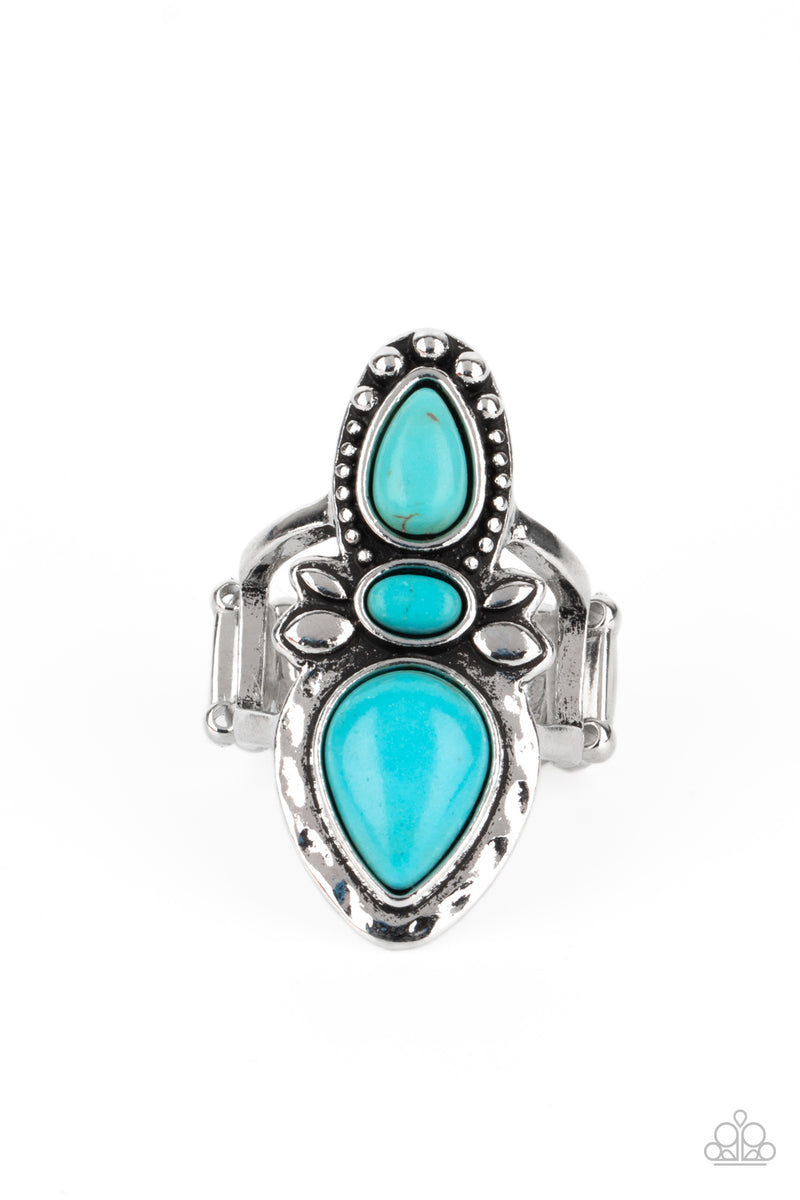 paparazzi-accessories-in-a-badlands-mood-blue-ring