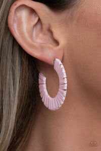 A Chance of RAINBOWS - Pink Earrings - Paparazzi Jewelry