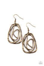 Load image into Gallery viewer, paparazzi-accessories-artisan-relic-brass-earrings
