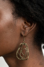 Load image into Gallery viewer, Artisan Relic - Brass Earrings - Paparazzi Jewelry
