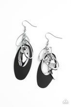 Load image into Gallery viewer, paparazzi-accessories-ambitious-allure-black-earrings
