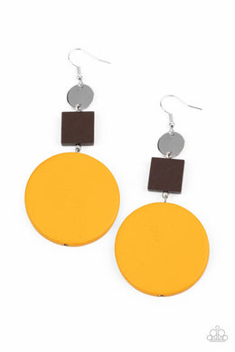 paparazzi-accessories-modern-materials-yellow-earrings