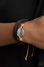 Load image into Gallery viewer, FROND and Center - Orange Bracelet - Paparazzi Jewelry
