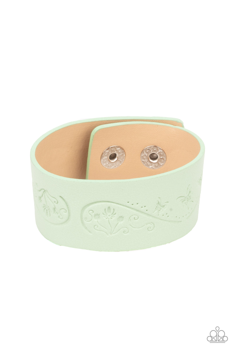 paparazzi-accessories-butterfly-canopy-green-bracelet