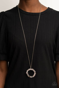 Wreathed in Wealth - Pink Necklace - Paparazzi Jewelry