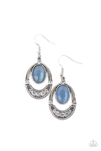 Load image into Gallery viewer, paparazzi-accessories-serene-shimmer-blue-earrings
