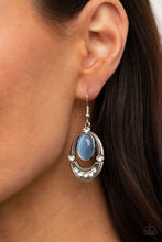 Load image into Gallery viewer, Serene Shimmer - Blue Earrings - Paparazzi Jewelry
