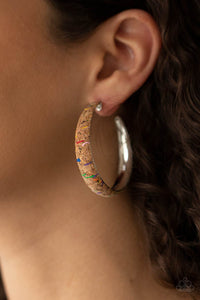 A CORK In The Road - Multi Earrings - Paparazzi Jewelry