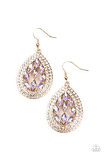 Load image into Gallery viewer, paparazzi-accessories-encased-elegance-gold-earrings
