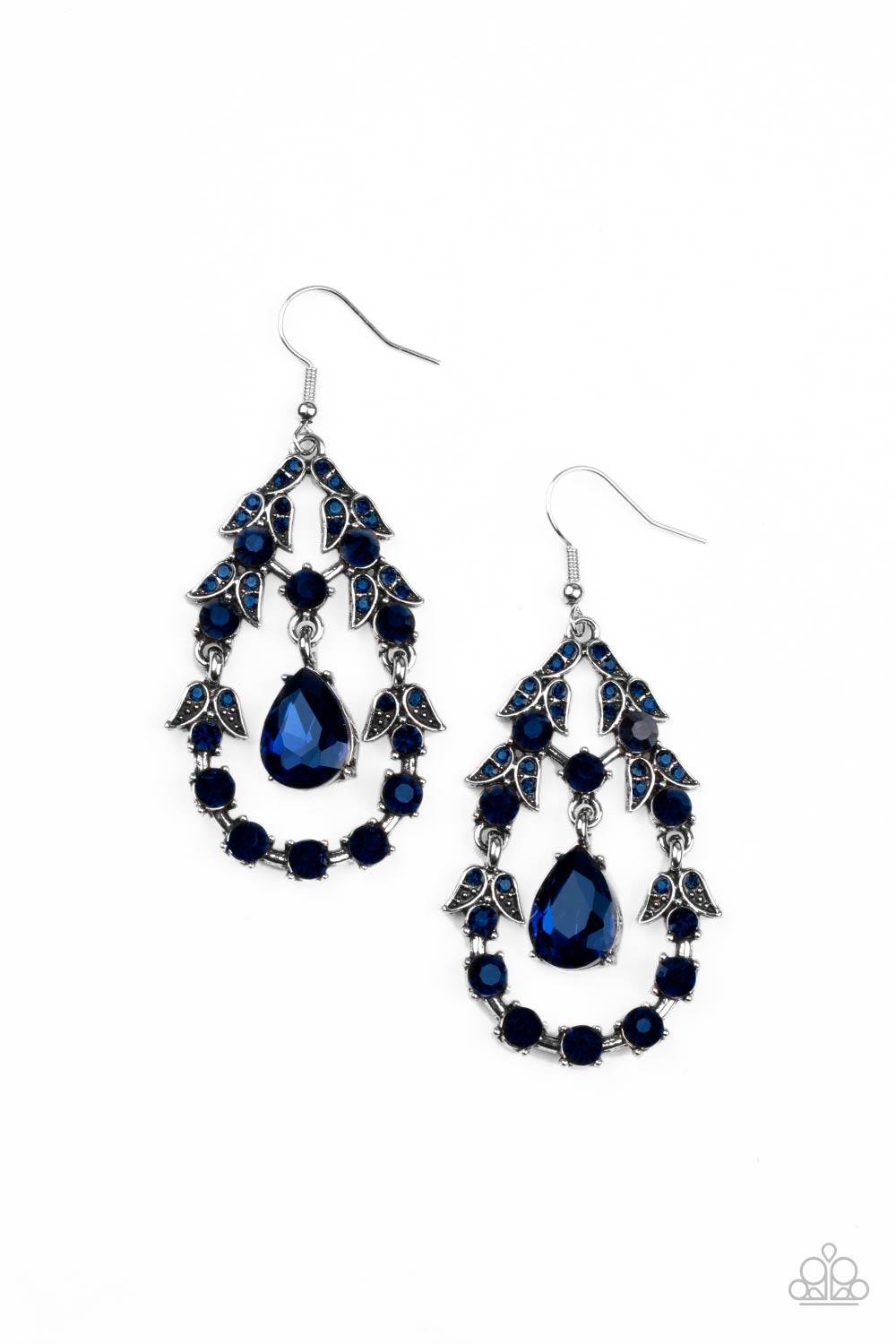 paparazzi-accessories-garden-decorum-blue-earrings