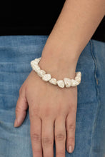 Load image into Gallery viewer, Prehistoric Paradise - White Bracelet - Paparazzi Jewelry
