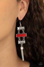 Load image into Gallery viewer, Mind, Body, and SEOUL - Red Earrings - Paparazzi Jewelry
