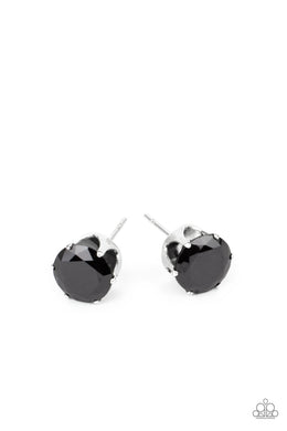 paparazzi-accessories-modest-motivation-black-post earrings