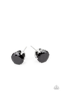 paparazzi-accessories-modest-motivation-black-post earrings