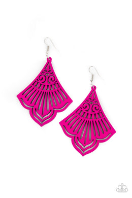 paparazzi-accessories-eastern-escape-pink-earrings