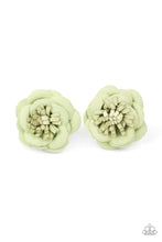 Load image into Gallery viewer, paparazzi-accessories-rosy-posy-green-hair clip
