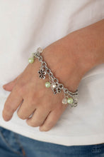 Load image into Gallery viewer, Retreat into Romance - Green Bracelet - Paparazzi Jewelry
