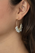Load image into Gallery viewer, Poshly Primitive - White Earrings - Paparazzi Jewelry
