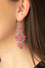 Load image into Gallery viewer, VACAY The Premises - Pink Earrings - Paparazzi Jewelry
