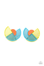 Load image into Gallery viewer, paparazzi-accessories-its-just-an-expression-blue-post earrings
