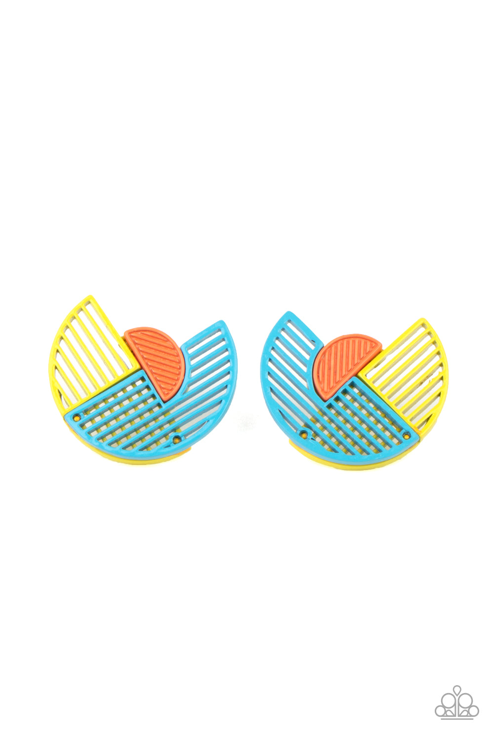 paparazzi-accessories-its-just-an-expression-blue-post earrings