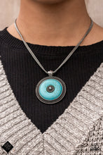Load image into Gallery viewer, EPICENTER of Attention - Blue Necklace - Paparazzi Jewelry
