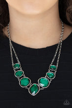 Load image into Gallery viewer, Absolute Admiration - Green Necklace - Paparazzi Jewelry
