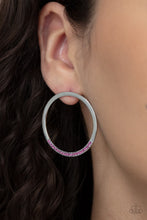 Load image into Gallery viewer, Spot On Opulence - Pink Post Earrings - Paparazzi Jewelry
