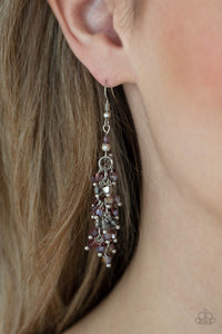 Celestial Chandeliers - Purple Earrings - Paparazzi Jewelry